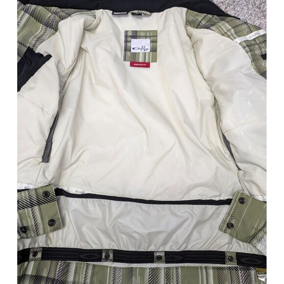 Oakley Green Plaid Ski & Snow Jacket - Picture 14 of 15